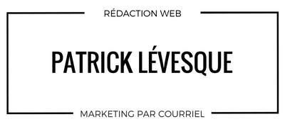 logo Patrick Lévesque, rédaction Web et marketing par courriel